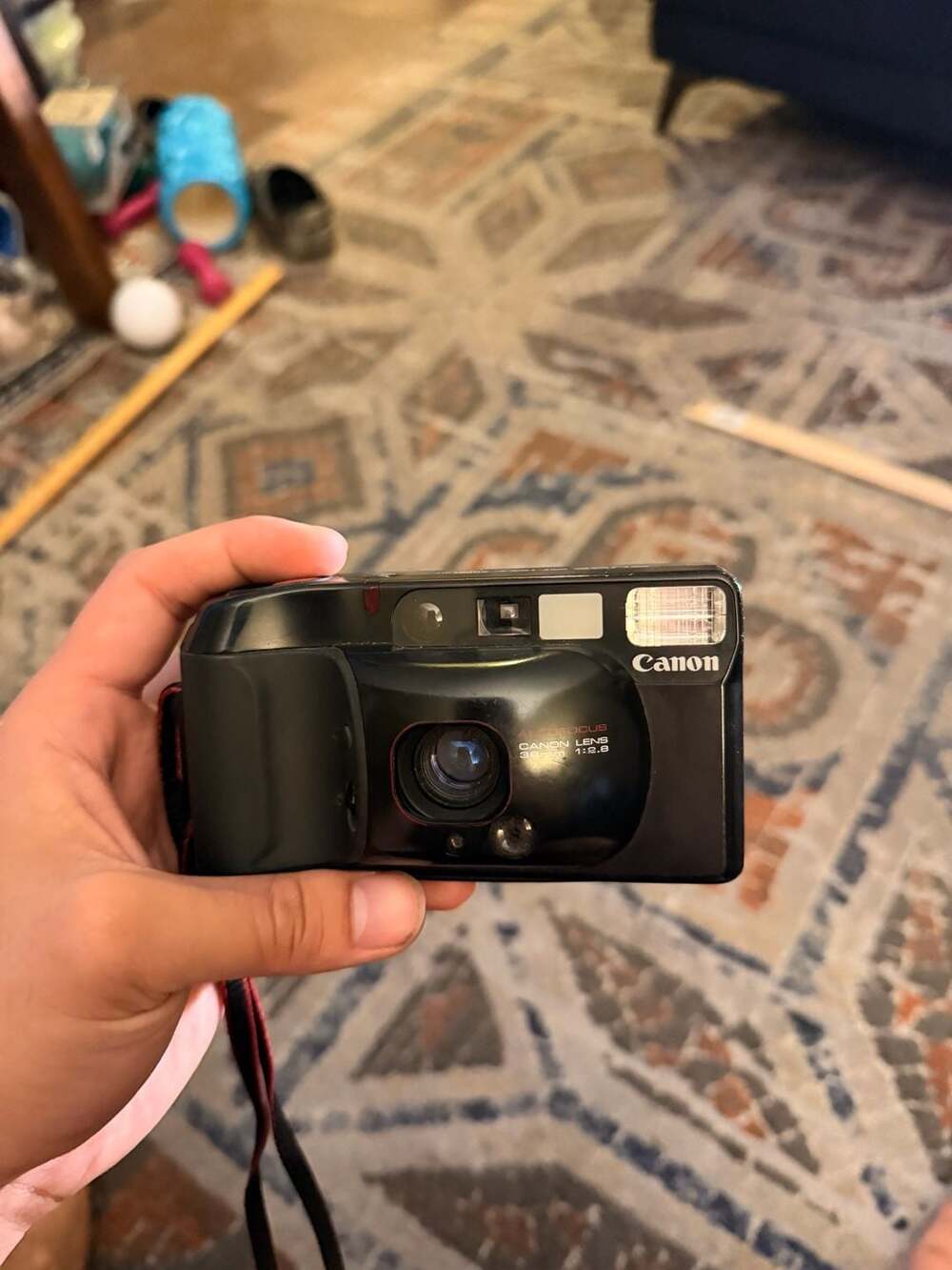 Canon Sure Shot Supreme 35mm Point and Shoot Film Camera with 38mm f/2.8 Lens